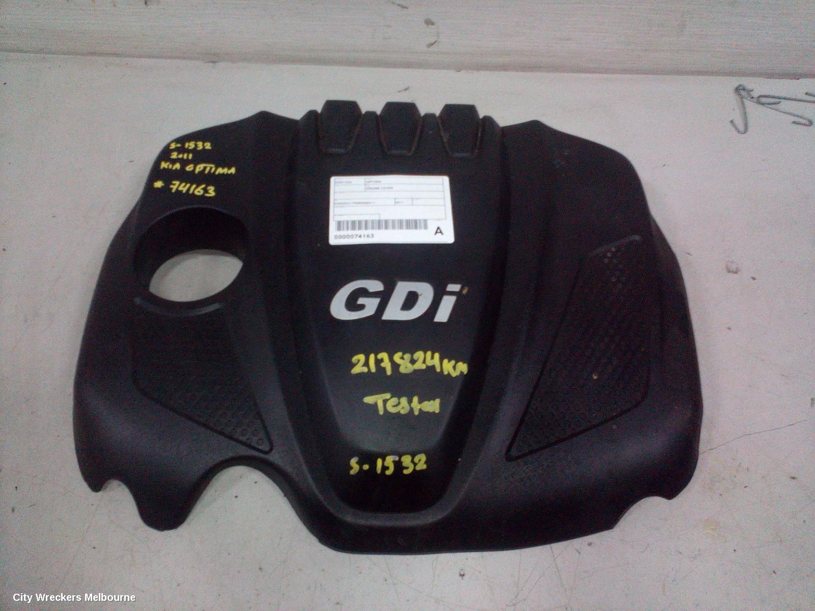 KIA OPTIMA ENGINE COVER, PETROL, 2.4, G4KJ, TF, 01/2011 - 10/2015