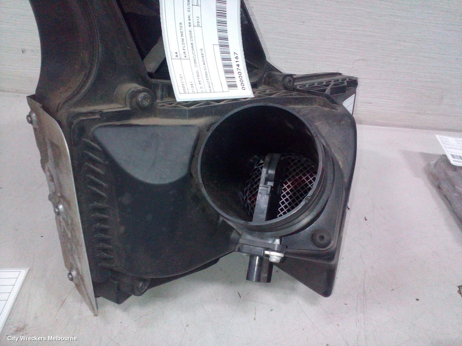 AUDI A4 AIR FLOW METER, 2.0, PETROL, CDNC/CDNB CODE, B8 8K, 02/2008 - 09/2015