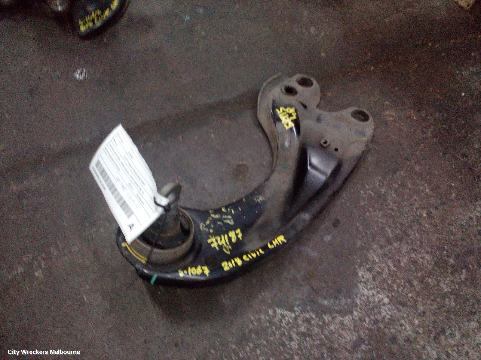 HONDA CIVIC LEFT REAR TRAILING ARM, LOWER CONTROL ARM-REAR, 10TH GEN, 05/2016 ONWARDS