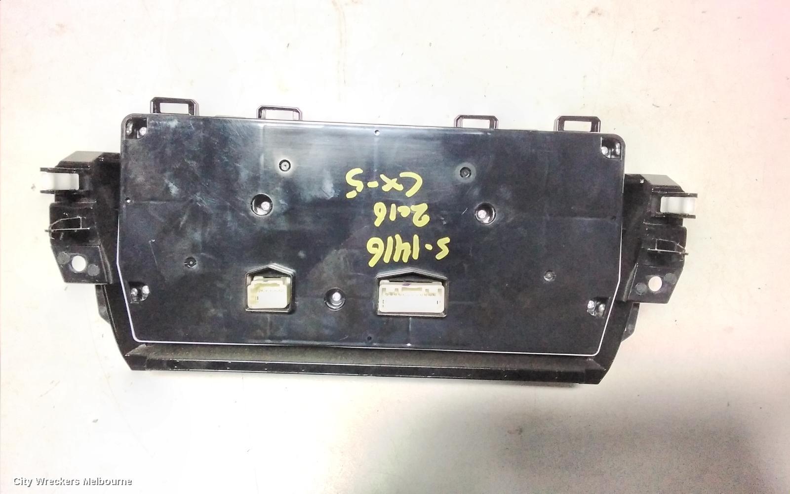 MAZDA CX5 HEATER/AC CONTROLS, CLIMATE CONTROL TYPE, KE, 12/2014 - 12/2016