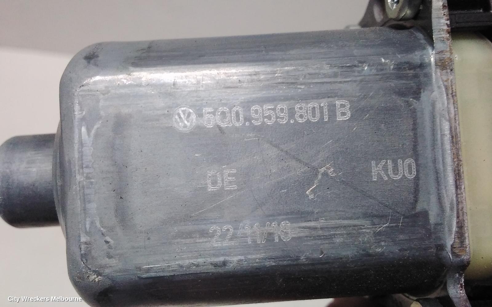 VOLKSWAGEN TIGUAN RIGHT FRONT WINDOW REG/MOTOR, DOOR REG ASSY (REG AND MOTOR), 5NA, 06/2016 ONWARDS
