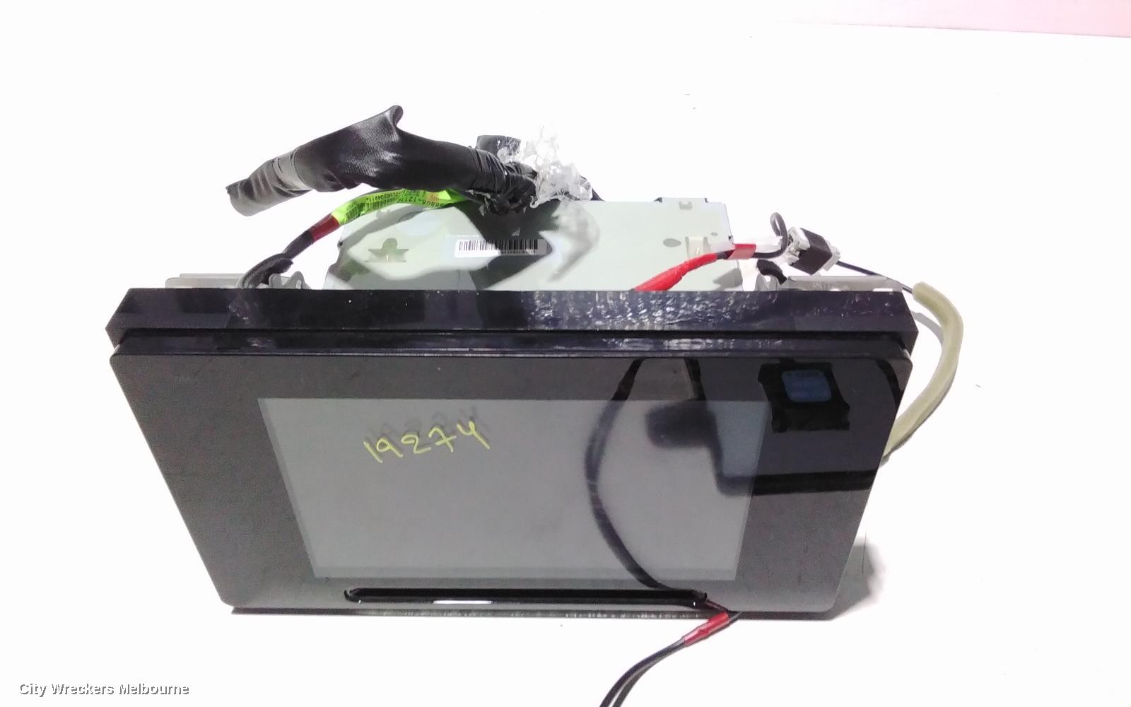 TOYOTA COROLLA RADIO/CD/DVD/SAT/TV, 7IN TOUCHSCREEN (P/N ON FACE 100522), ZRE182R, HATCH, 03/2015 - 06/2018