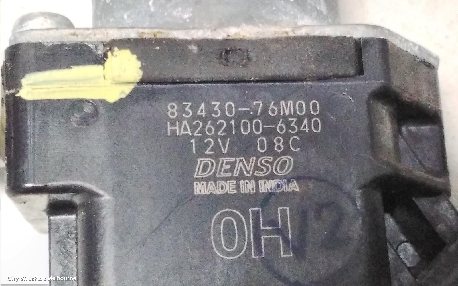 SUZUKI BALENO RIGHT REAR WND REG/MOTOR, EW, 04/2016 - 12/2022