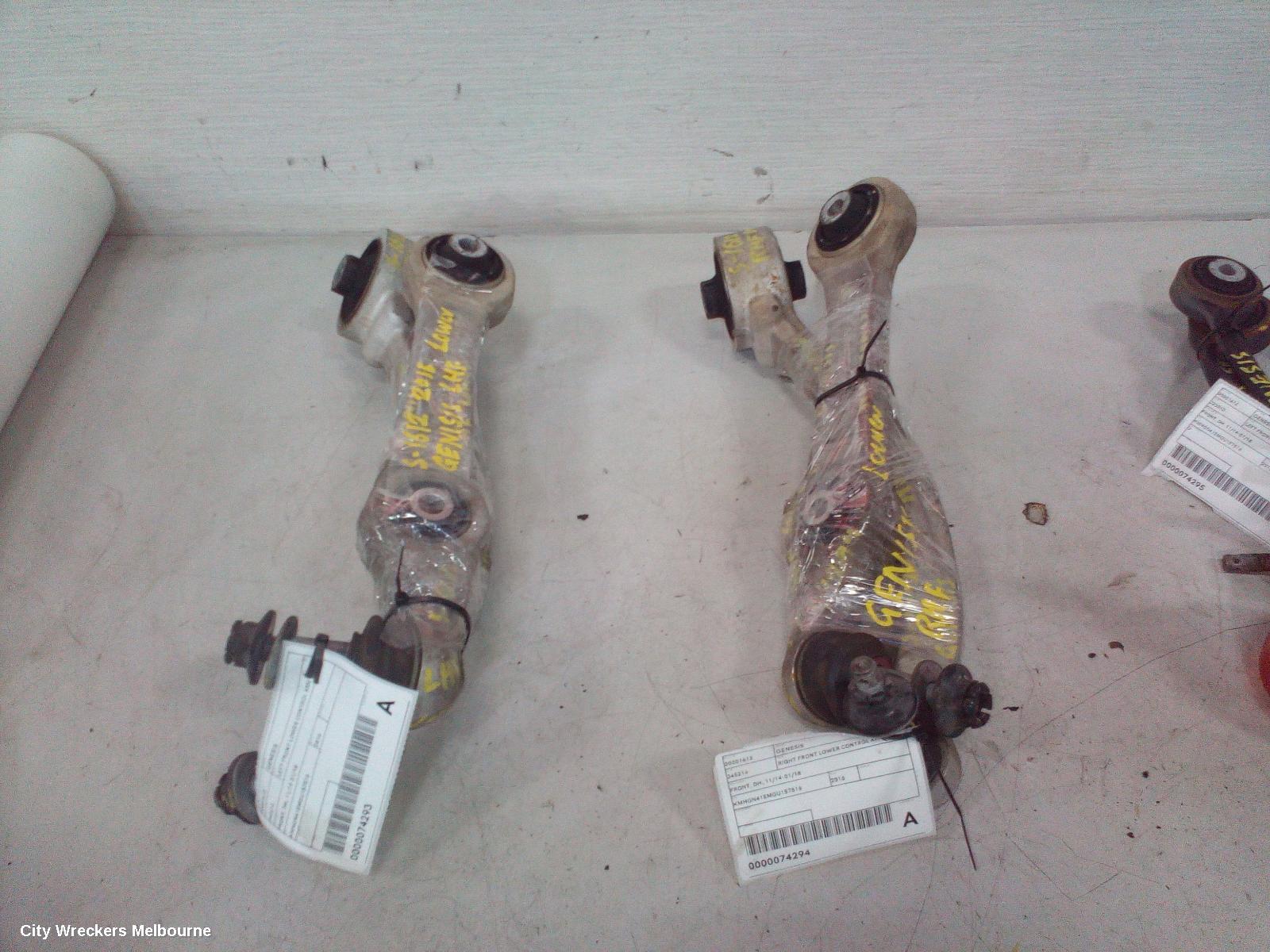 HYUNDAI GENESIS LEFT FRONT LOWER CONTROL ARM, FRONT, DH, 11/2014 - 01/2018