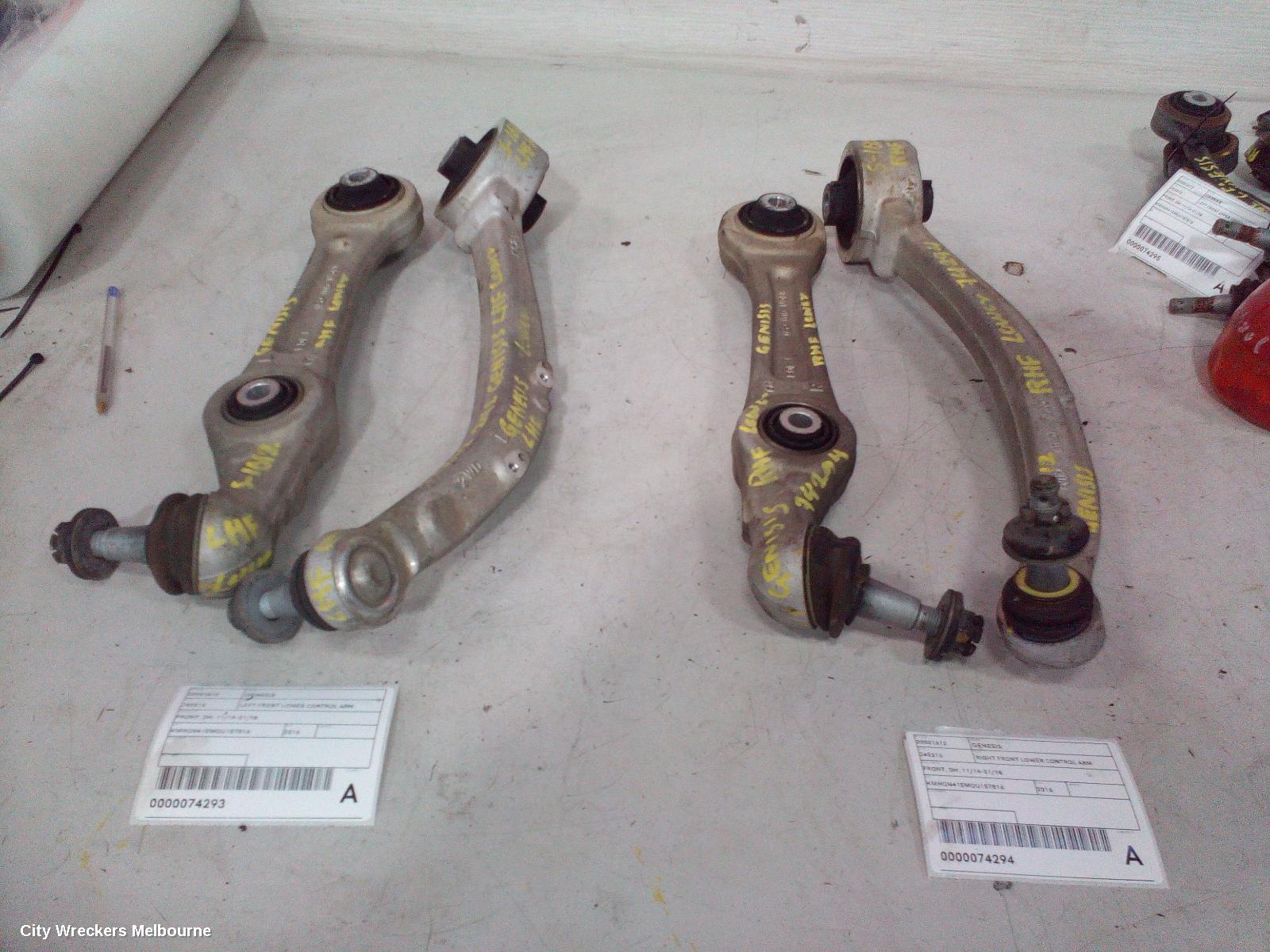 HYUNDAI GENESIS LEFT FRONT LOWER CONTROL ARM, FRONT, DH, 11/2014 - 01/2018
