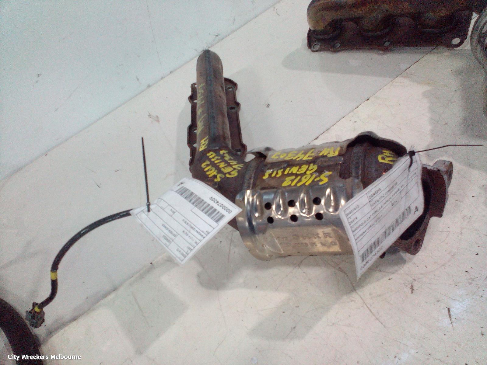 HYUNDAI GENESIS CATALYTIC CONVERTER, MANIFOLD-CAT TYPE, 3.8, PETROL, RH SIDE, DH, 11/2014 - 01/2018