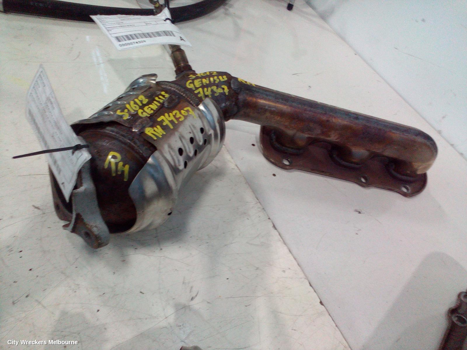 HYUNDAI GENESIS CATALYTIC CONVERTER, MANIFOLD-CAT TYPE, 3.8, PETROL, RH SIDE, DH, 11/2014 - 01/2018