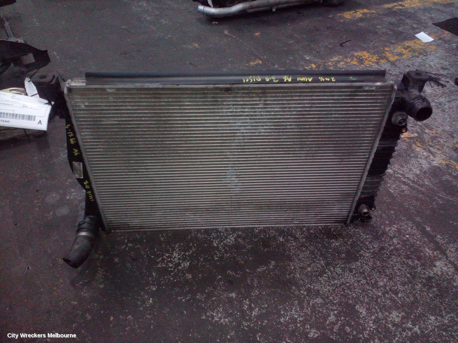AUDI A6 RADIATOR, AUTO, V6, DIESEL, C6/4F, A6, 11/2004 - 06/2011