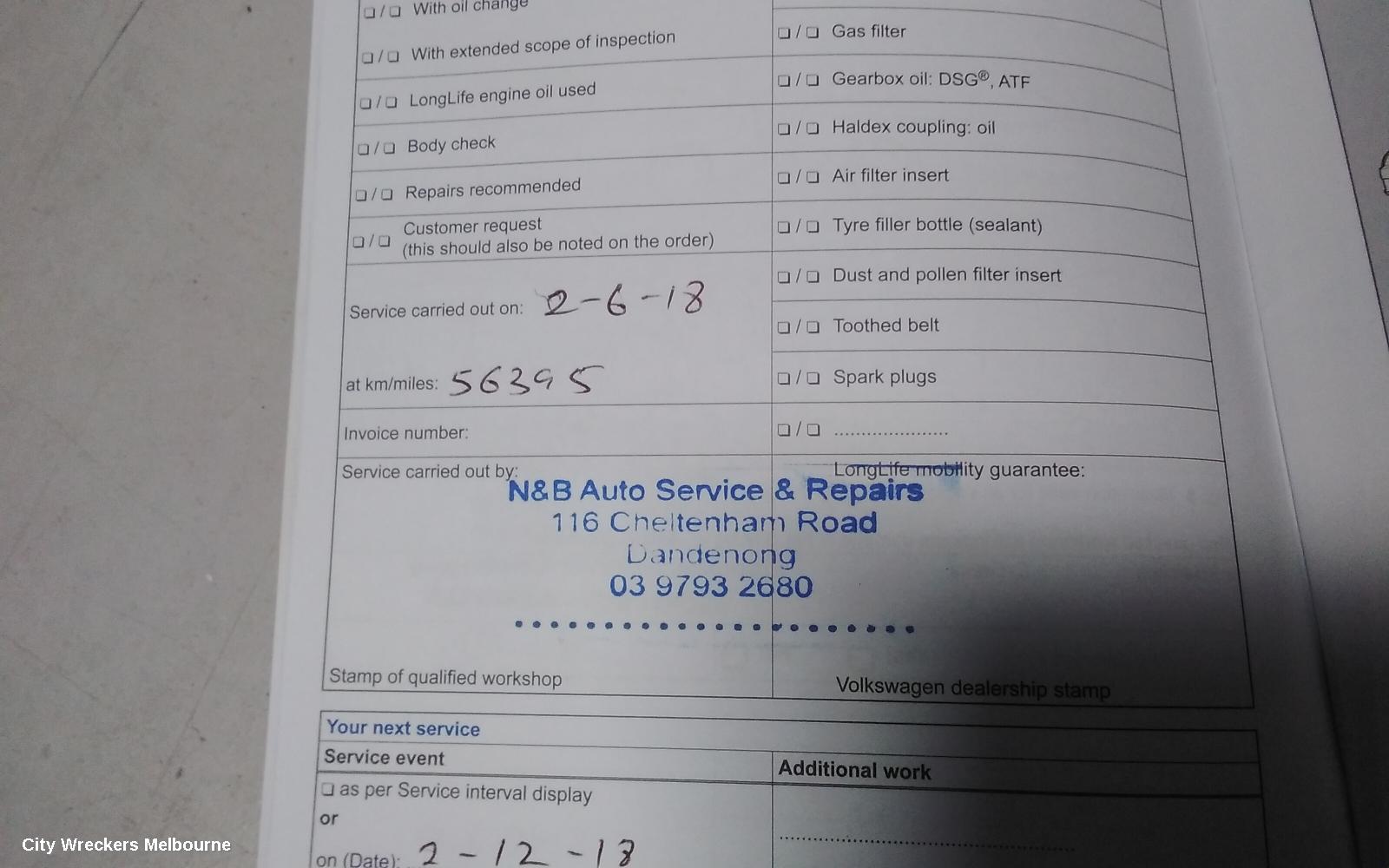 VOLKSWAGEN JETTA OWNERS HANDBOOK, 1B, PETROL, 02/2011 - 12/2017