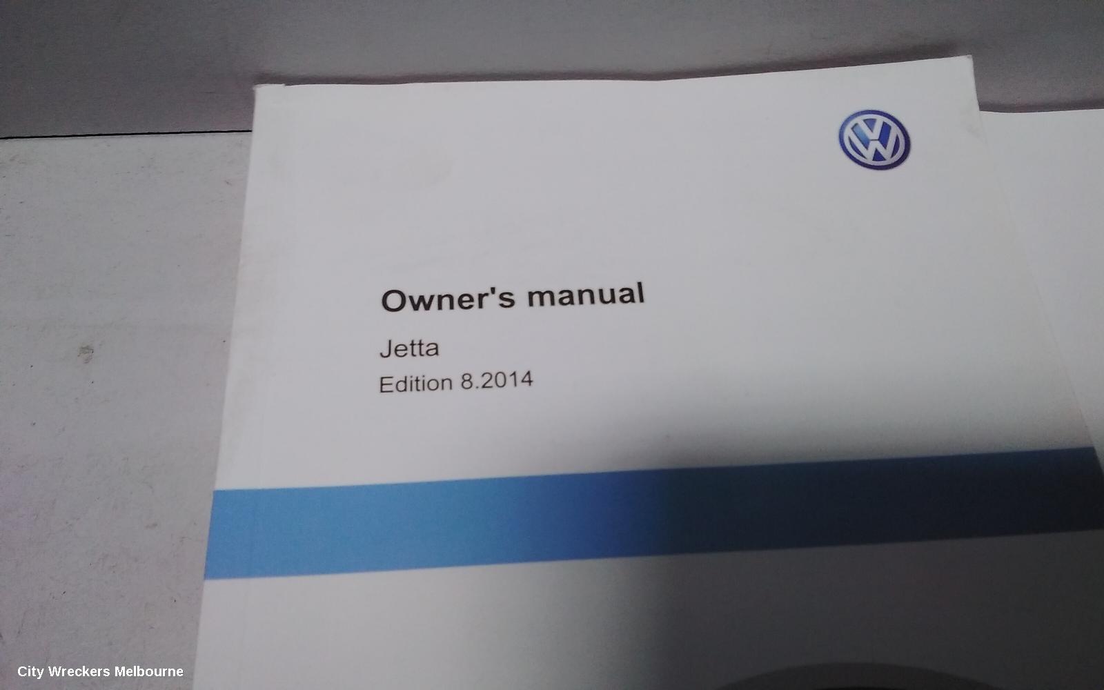 VOLKSWAGEN JETTA OWNERS HANDBOOK, 1B, PETROL, 02/2011 - 12/2017