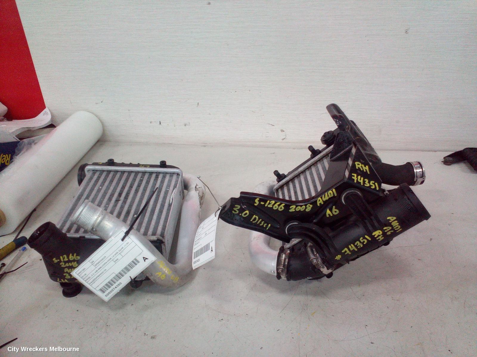 AUDI A6, 4F/C6 11/2004 - 07/2011, INTERCOOLER  RH: 74351