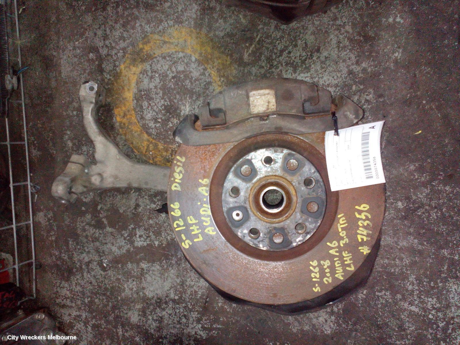 AUDI A6 LEFT FRONT HUB ASSEMBLY, 4F/C6, AWD, 11/2004 - 07/2011