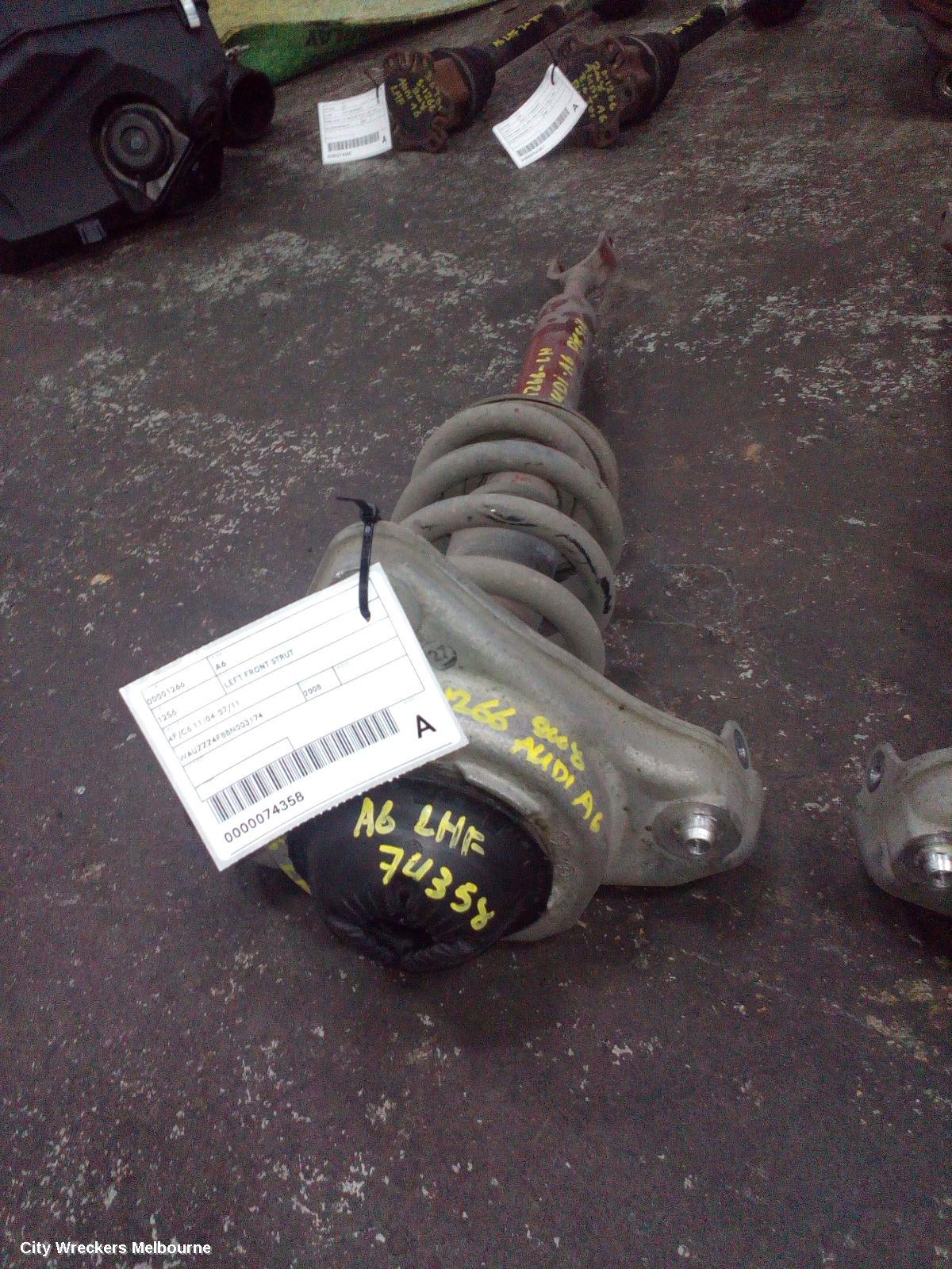 AUDI A6 LEFT FRONT STRUT, 4F/C6 11/2004 - 07/2011