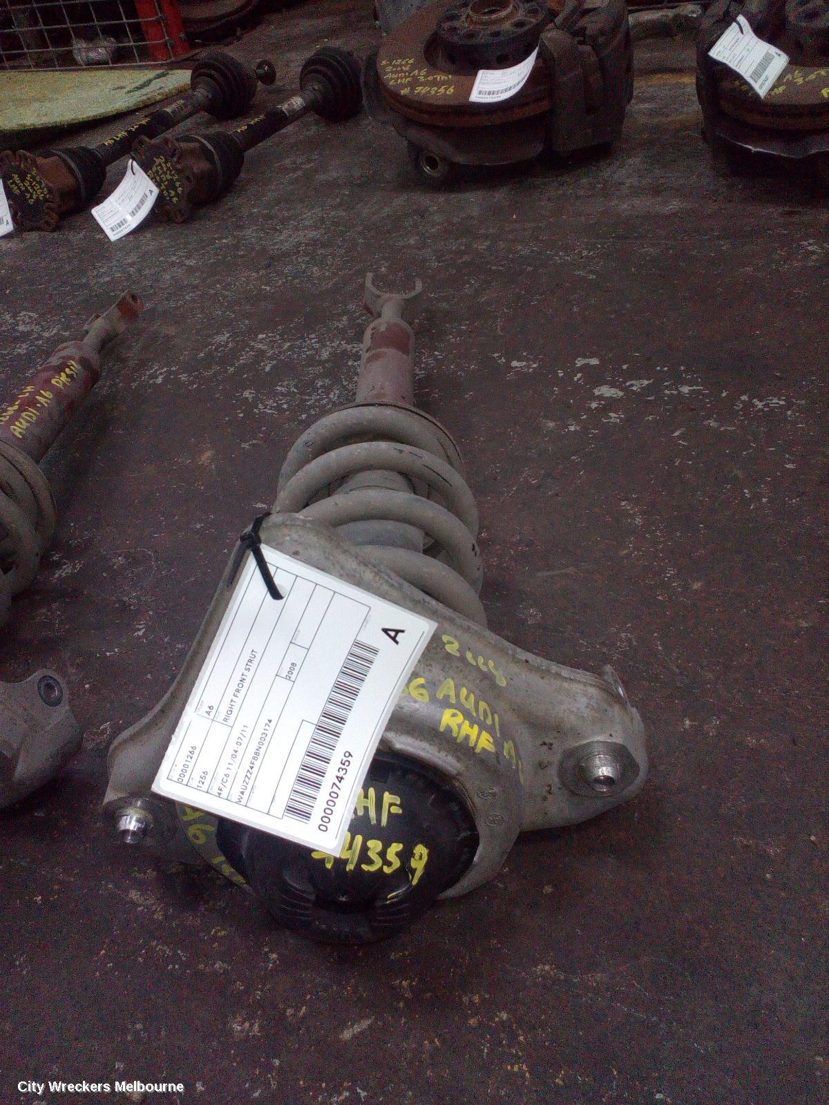 AUDI A6 RIGHT FRONT STRUT, 4F/C6 11/2004 - 07/2011