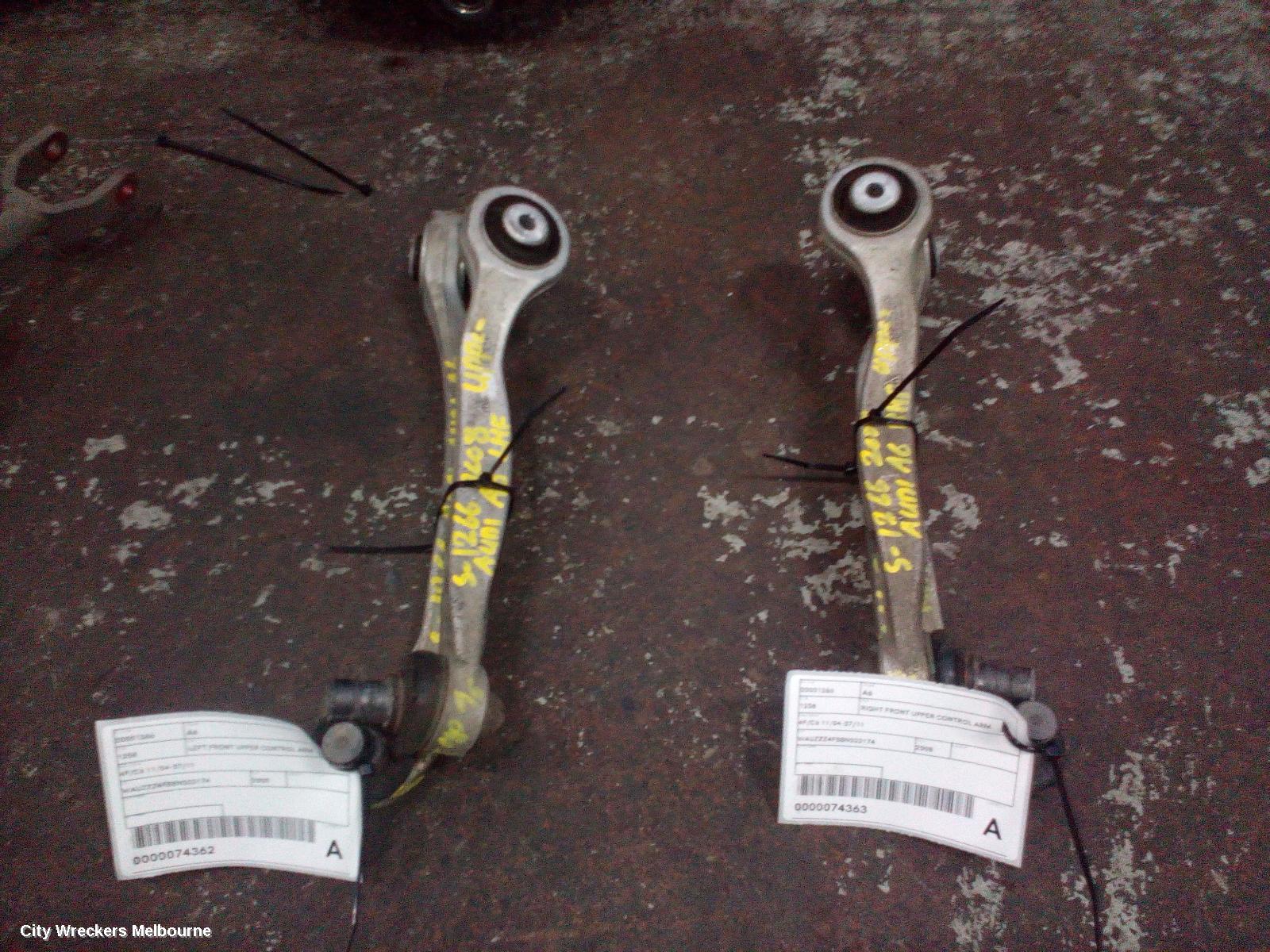 AUDI A6 LEFT FRONT UPPER CONTROL ARM, FRONT, 4F/C6, 11/2004 - 07/2011