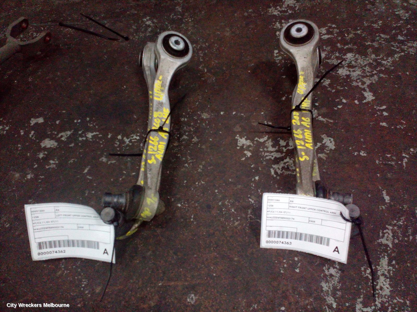 AUDI A6 RIGHT FRONT UPPER CONTROL ARM, FRONT, 4F/C6, 11/2004 - 07/2011