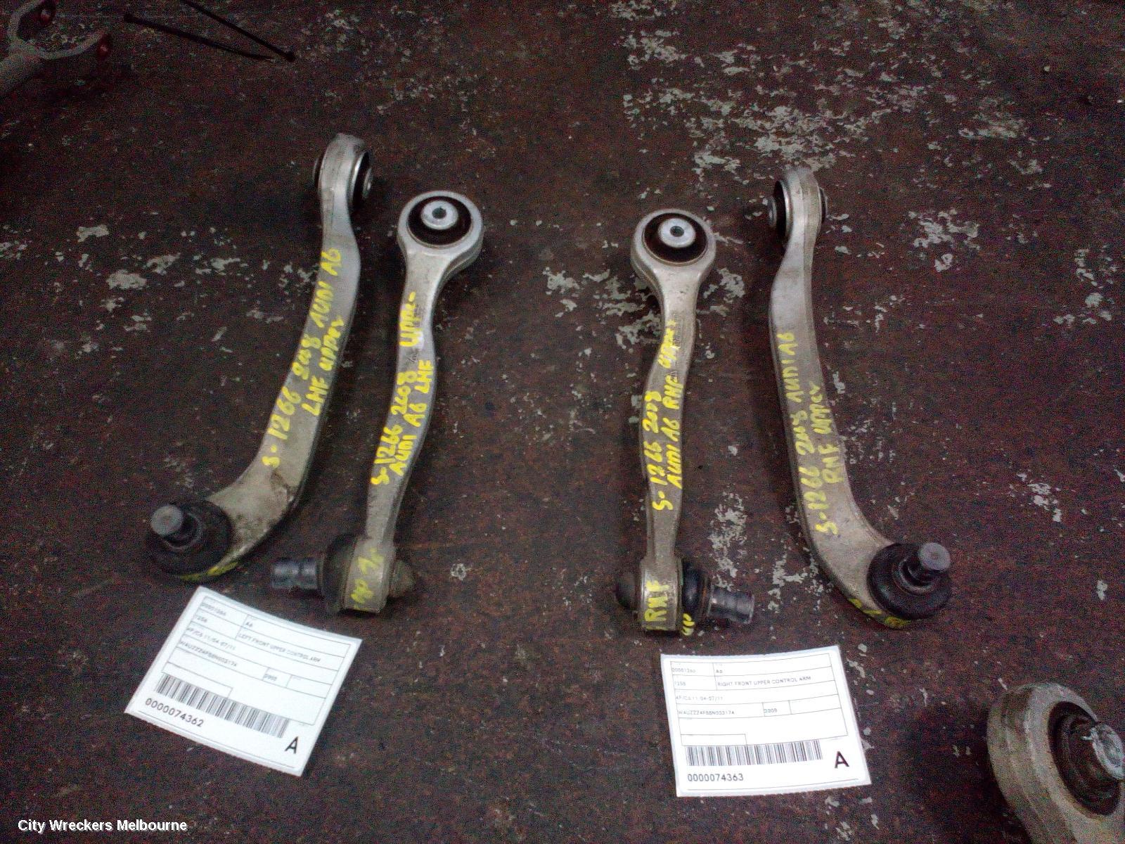 AUDI A6 RIGHT FRONT UPPER CONTROL ARM, FRONT, 4F/C6, 11/2004 - 07/2011