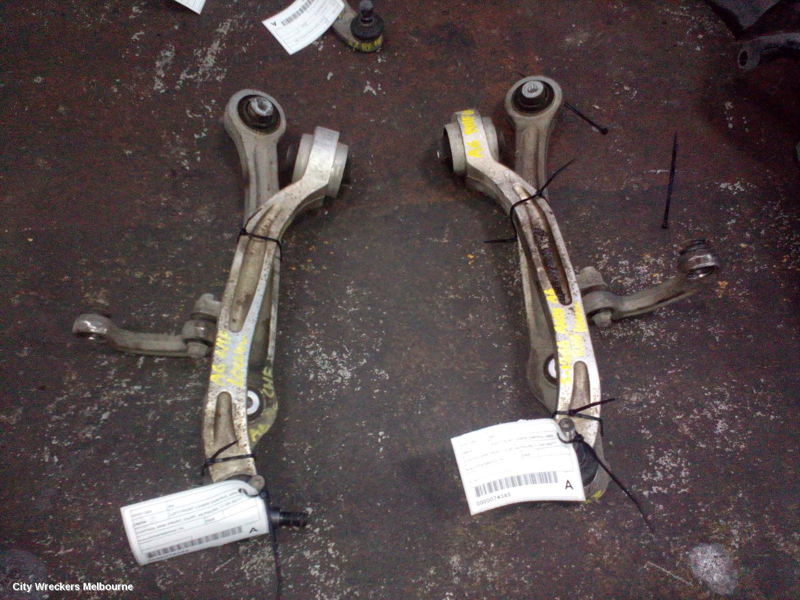 AUDI A6 LEFT FRONT LOWER CONTROL ARM, CONTROL ARM-FRONT, C6/4F, A6/RS6/S6, 11/2004 - 06/2011