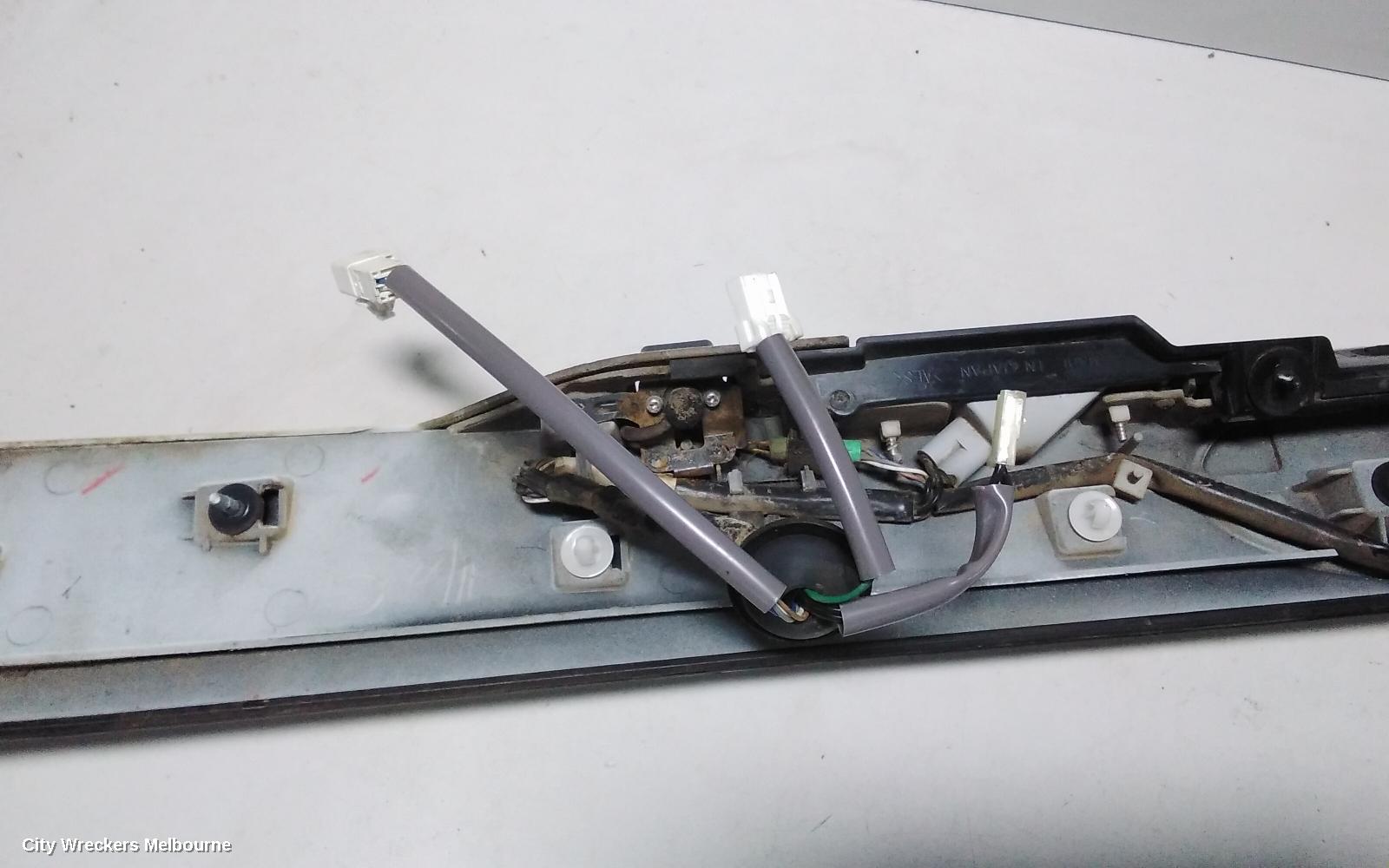 SUBARU FORESTER REAR GARNISH, TAILGATE GARNISH (CENTRE), W/ CAMERA TYPE, 02/2008 - 12/2012