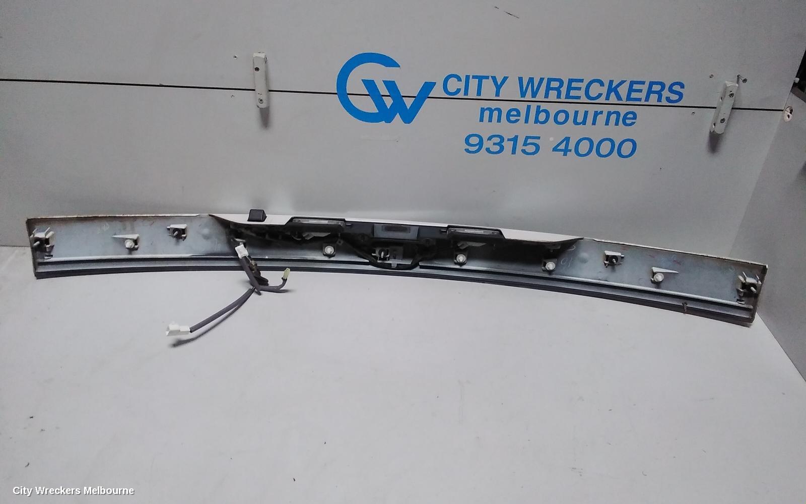 SUBARU FORESTER REAR GARNISH, TAILGATE GARNISH (CENTRE), W/ CAMERA TYPE, 02/2008 - 12/2012