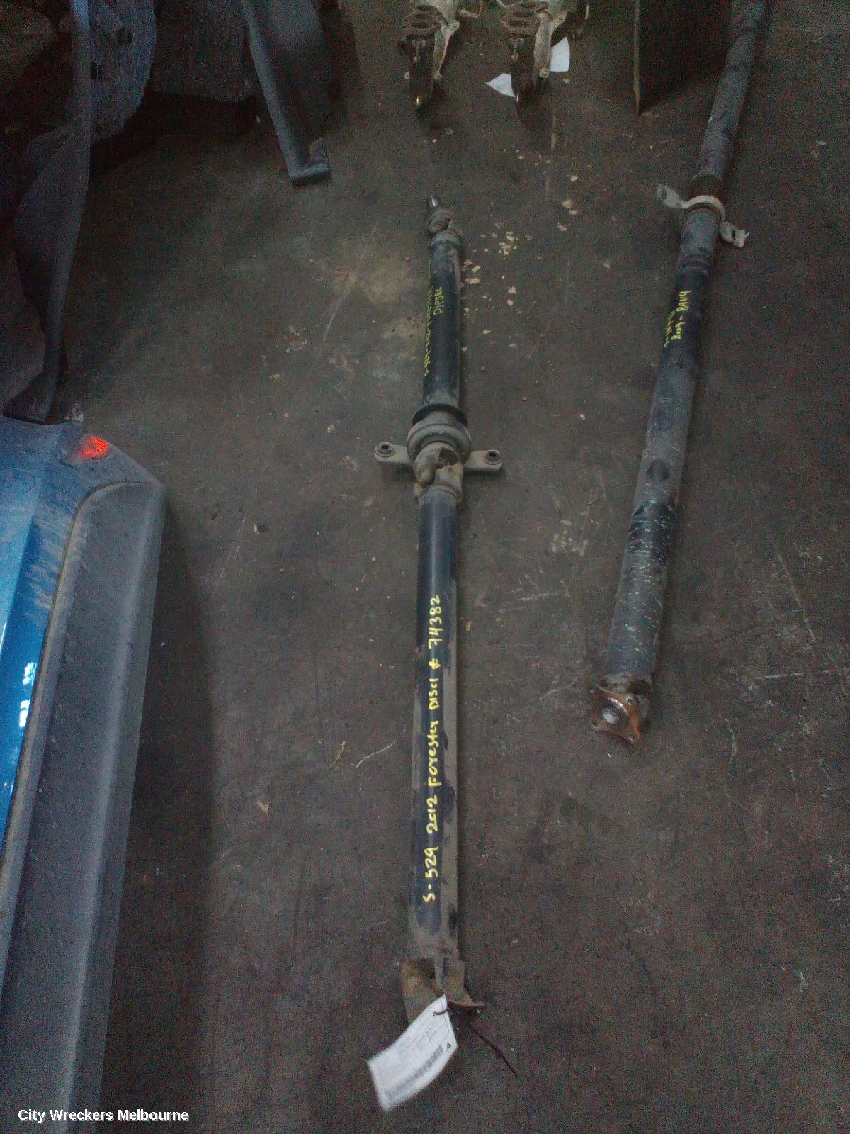 SUBARU FORESTER REAR DRIVE SHAFT, PETROL/DIESEL, MANUAL T/M, 5/6 SPEED, 08/2010 - 12/2012