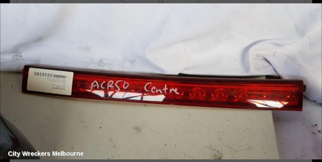 TOYOTA TARAGO REAR GARNISH, TAILGATE GARNISH (CENTRE), ACR50R, 03/2006 - 06/2020