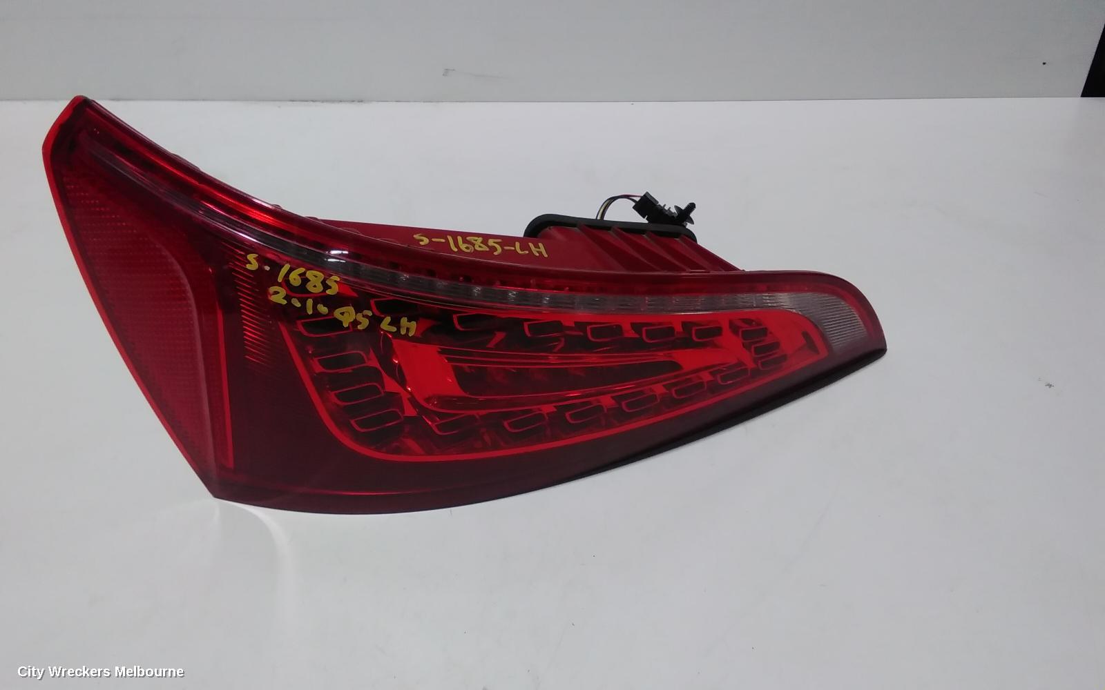 AUDI Q5 LEFT TAILLIGHT, IN TAILGATE, 8R, LED TYPE, 03/2009 - 09/2012