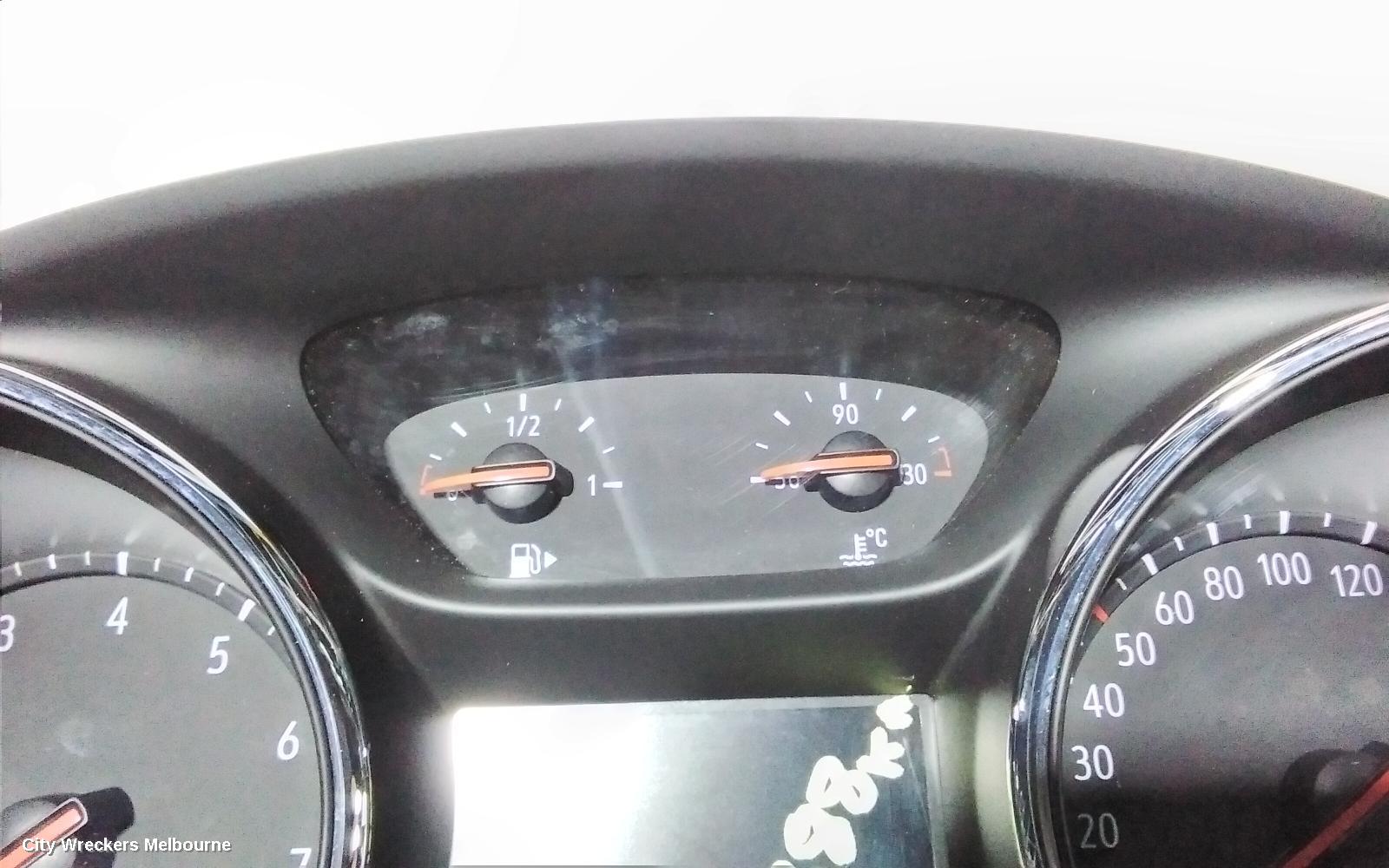 HOLDEN COMMODORE INSTRUMENT CLUSTER, INSTRUMENT CLUSTER, AUTO T/M, PETROL, ZB, 10/2017 - 12/2020