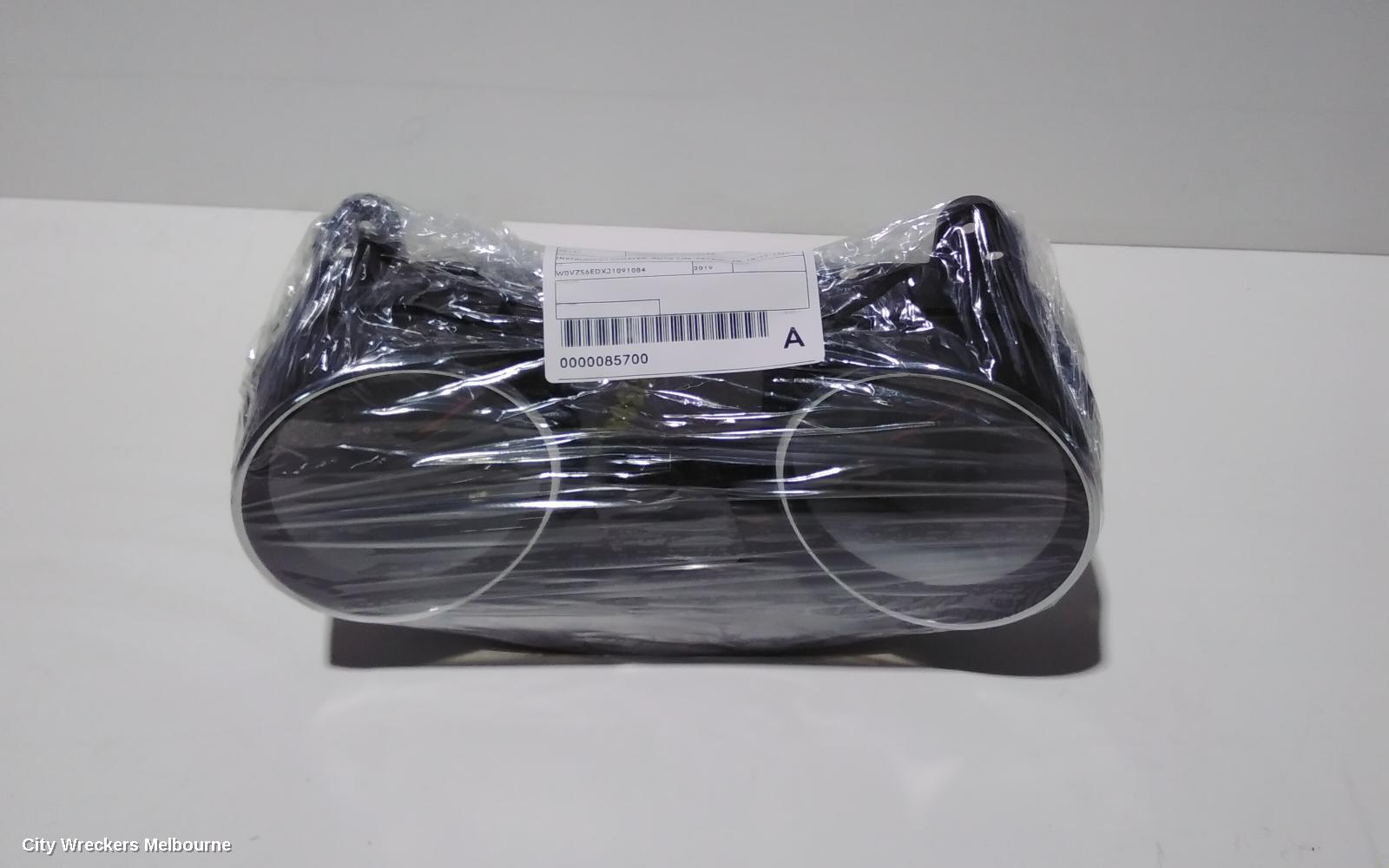 HOLDEN COMMODORE INSTRUMENT CLUSTER, INSTRUMENT CLUSTER, AUTO T/M, PETROL, ZB, 10/2017 - 12/2020