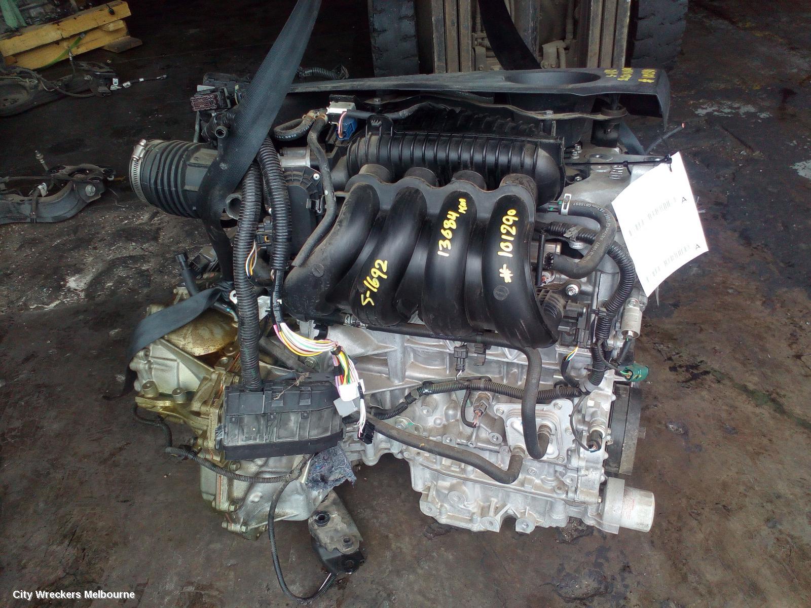 RENAULT KALEOS ENGINE, PETROL, 2.5, XZG, 05/2016 ONWARDS