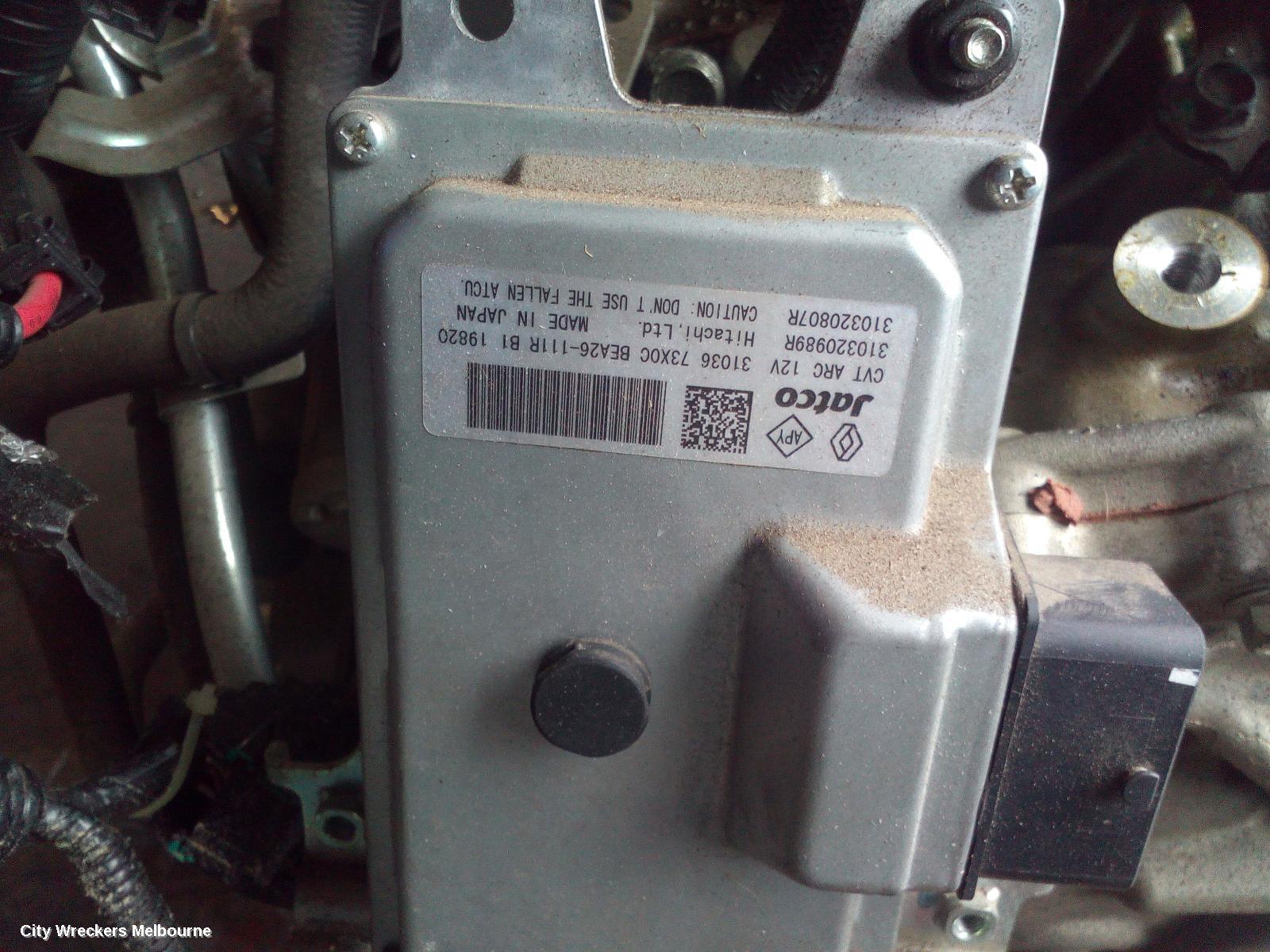 RENAULT KALEOS TRANS/GEARBOX, AUTO, FWD, PETROL, 2.5, XZG, 05/2016 ONWARDS
