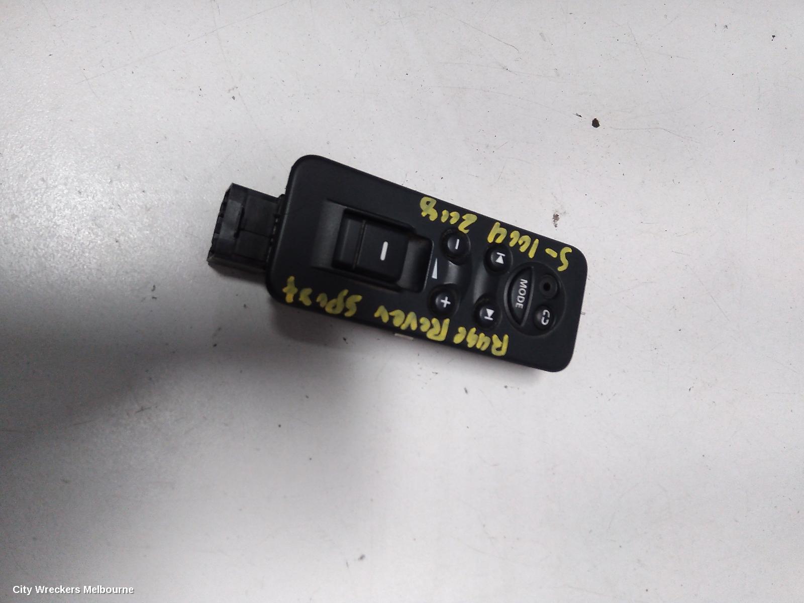LAND ROVER RANGEROVER SPORT PWR DR WIND SWITCH, RH FRONT (MASTER SWITCH), L320, 08/2005 - 10/2010