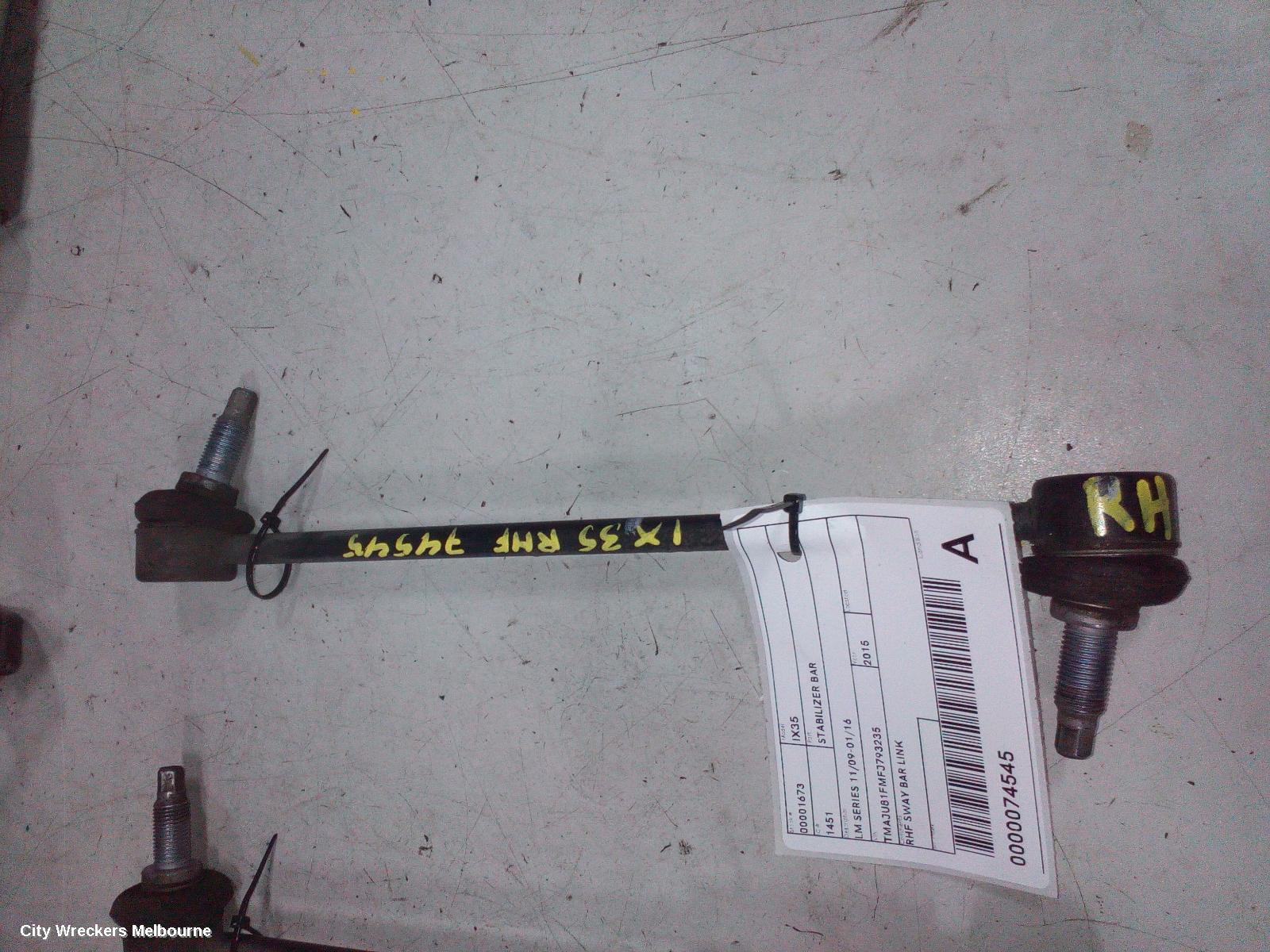 HYUNDAI IX35 STABILISER BAR, LM SERIES 11/2009 - 01/2016