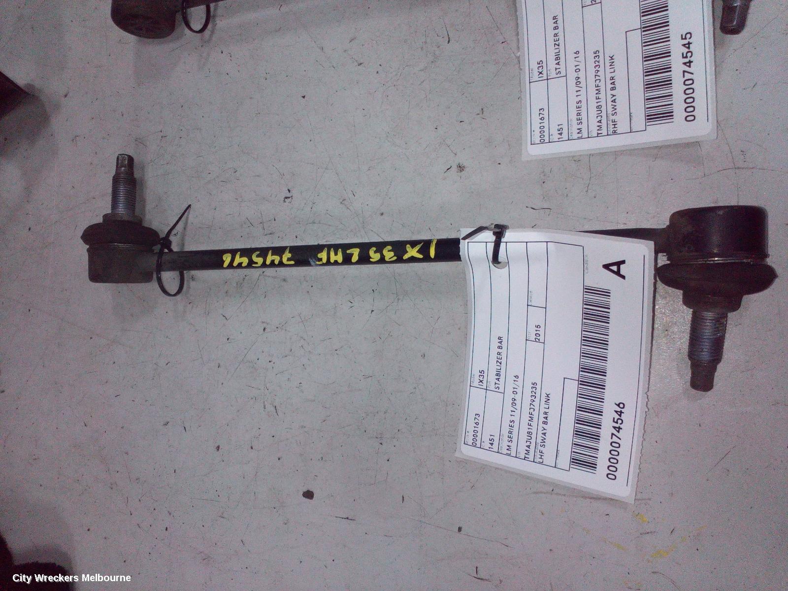 HYUNDAI IX35 STABILISER BAR, LM SERIES 11/2009 - 01/2016