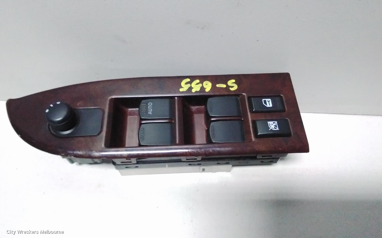 SUZUKI VITARA PWR DR WIND SWITCH, RH FRONT (MASTER SWITCH), 5DR, GRAND VITARA, JB-JT, 04/2005 - 12/2018