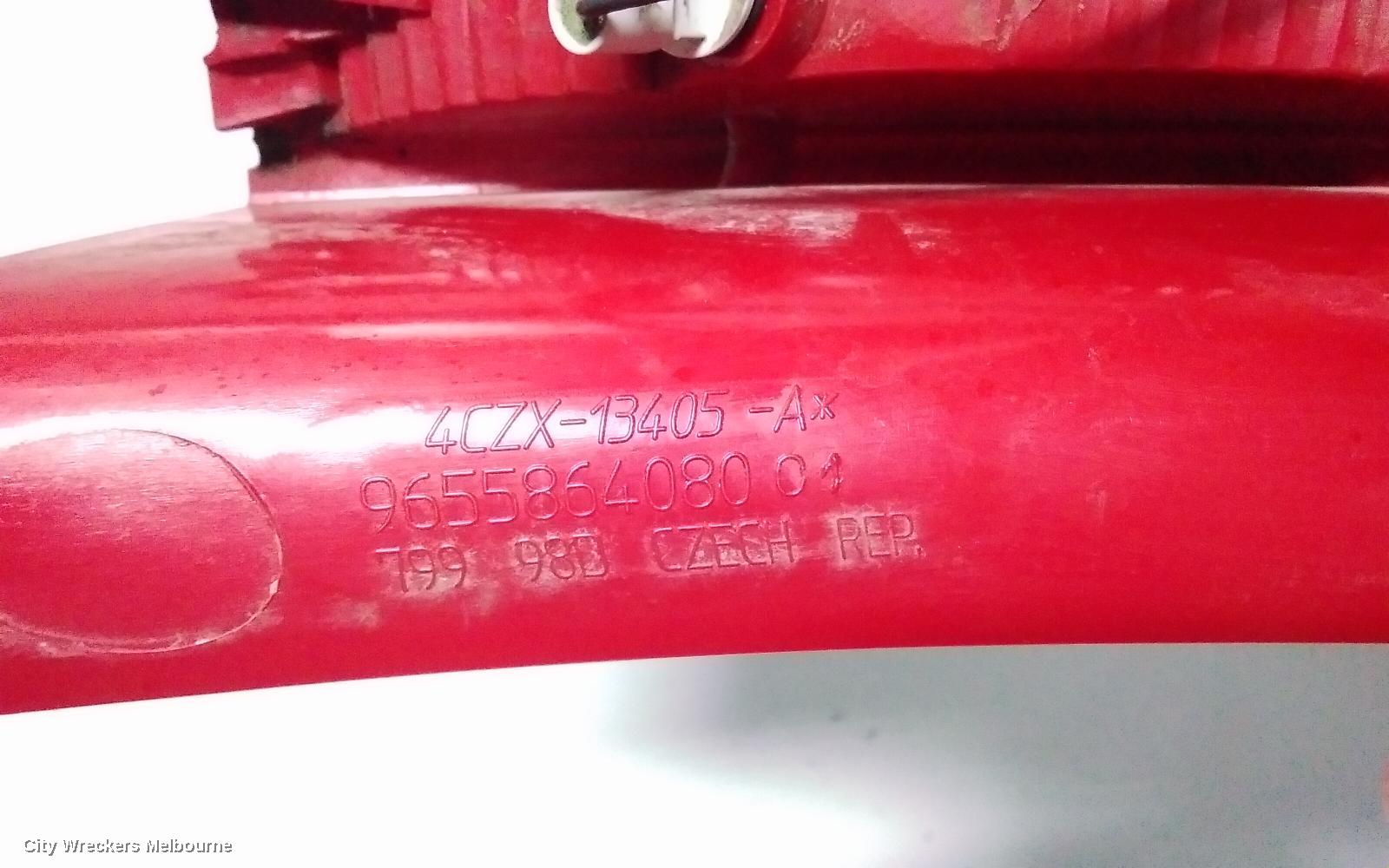CITROEN C4 LEFT TAILLIGHT, HATCH, UPPER SECTION, 03/2005 - 09/2011
