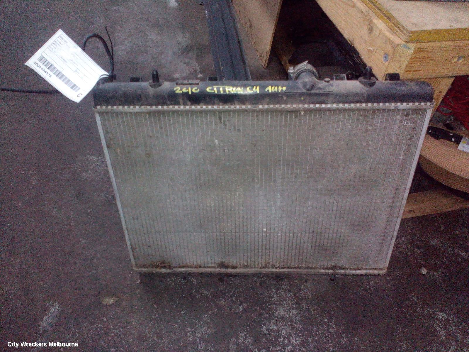 CITROEN C4 RADIATOR, PETROL, 1.6, 03/2009 - 09/2011