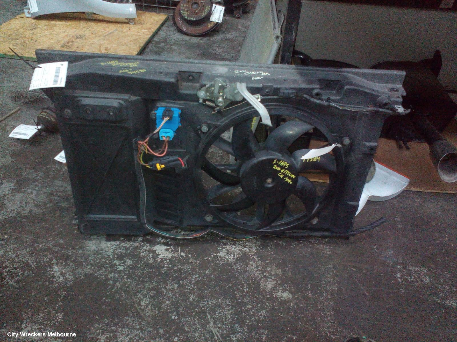CITROEN C4 FAN, RAD FAN, 140 WATT, 7 BLADE, MARKED FS1572, 02/2007 - 09/2011