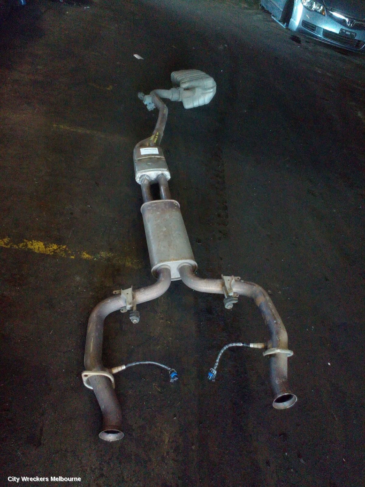 HOLDEN COMMODORE EXHAUST SYSTEM, VF, SEDAN, V6, SINGLE MUFFLER, 05/2013 - 12/2017