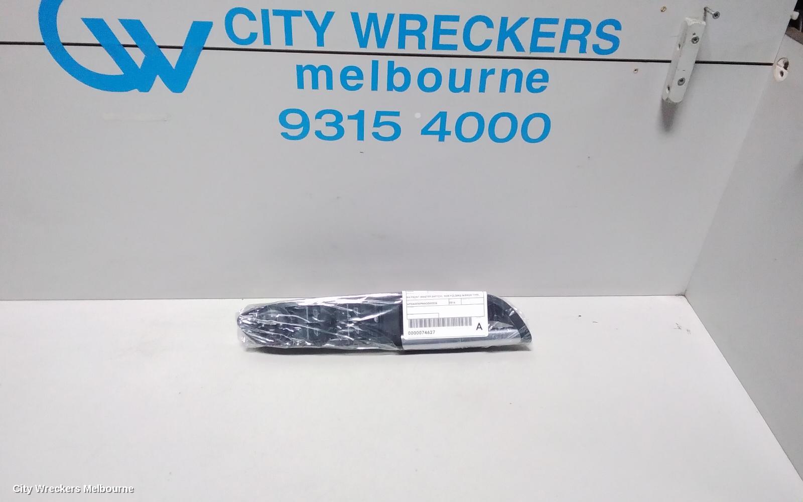 FORD KUGA PWR DR WIND SWITCH, RH FRONT (MASTER SWITCH), NON FOLDING MIRROR TYPE, TF, 11/2012 - 09/2016
