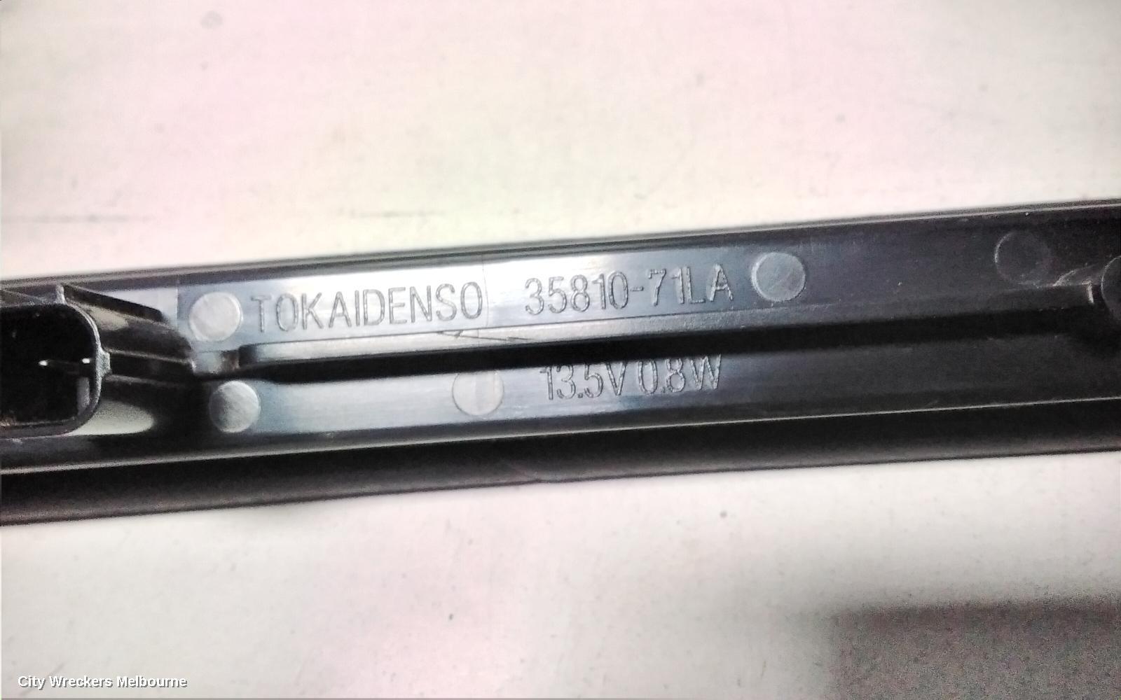 SUZUKI VITARA HIGH LEVEL STOPLIGHT, VITARA, LY (VIN TSM), 06/2015 ONWARDS