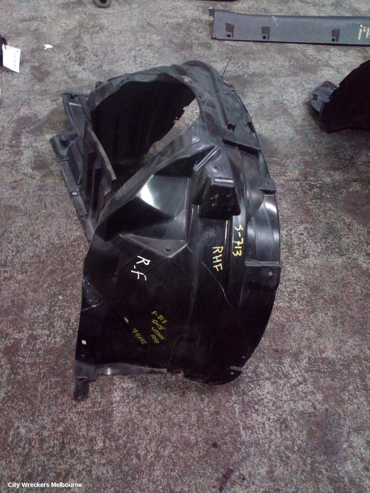 SUZUKI VITARA RIGHT GUARD LINER, VITARA, LY (VIN TSM), FRONT, 06/2015 ONWARDS