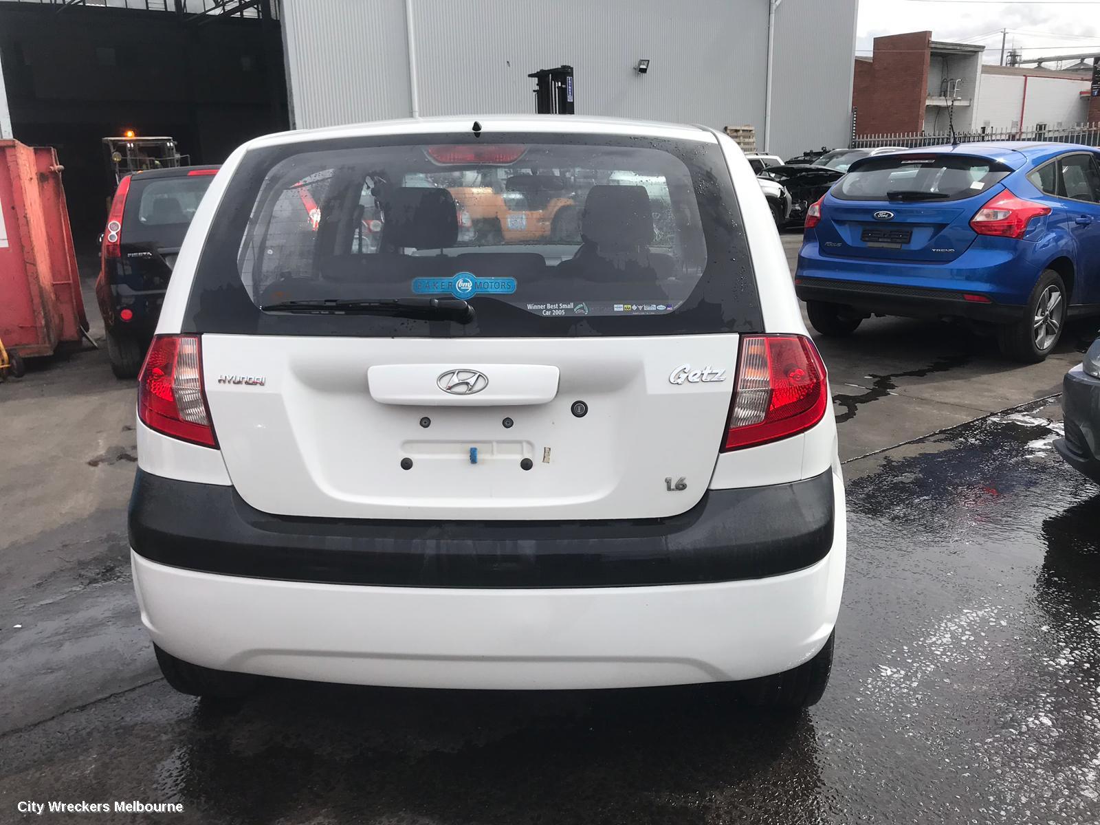 HYUNDAI GETZ BOOTLID/TAILGATE, TAILGATE, TB, MY06, NON SPOILER TYPE, 10/2005 - 09/2011