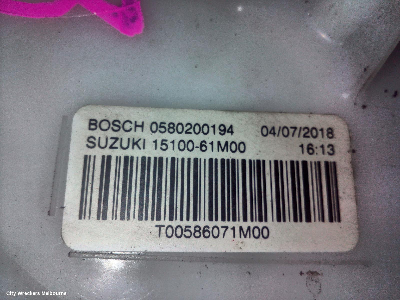SUZUKI VITARA FUEL PUMP, PUMP & SENDER, PETROL, 1.6, M16A, NON TURBO, VITARA, LY (VIN TSM), IN TANK, 06/2015 ONWARDS