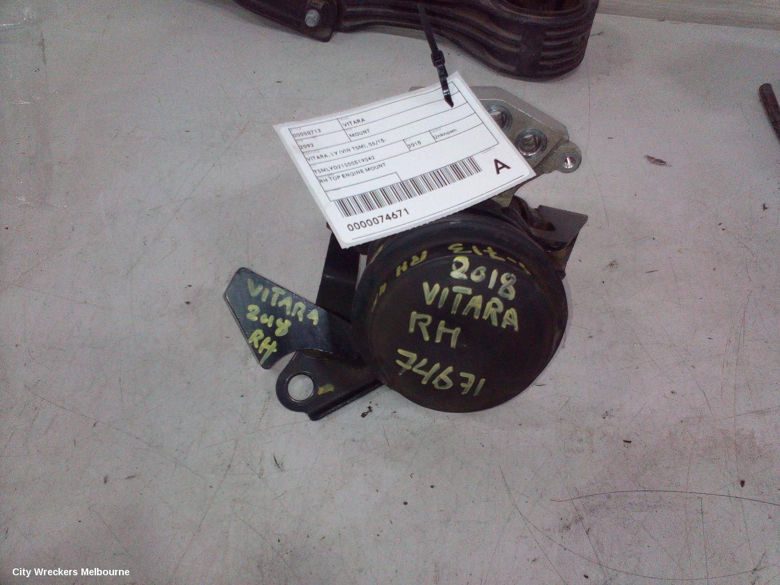 SUZUKI VITARA MOUNT, VITARA, LY (VIN TSM), 06/2015 ONWARDS
