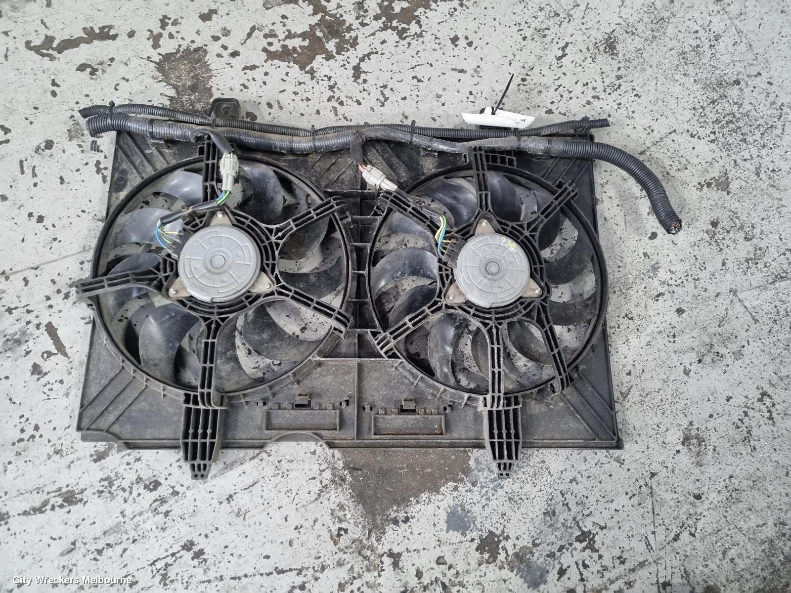 NISSAN XTRAIL FAN, DUAL FAN ASSY, T31, PETROL, 07/2010 - 12/2013