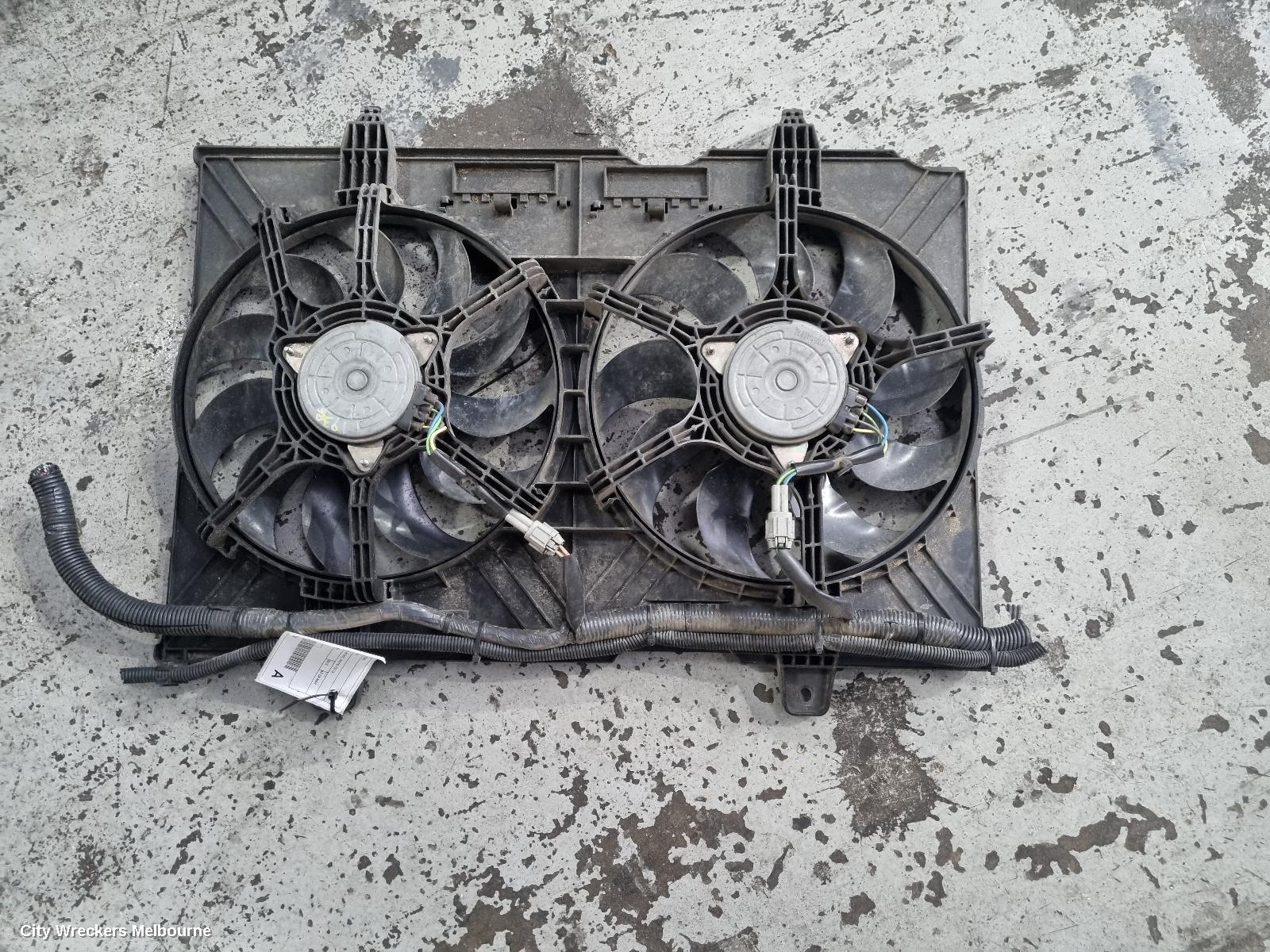 NISSAN XTRAIL FAN, DUAL FAN ASSY, T31, PETROL, 07/2010 - 12/2013