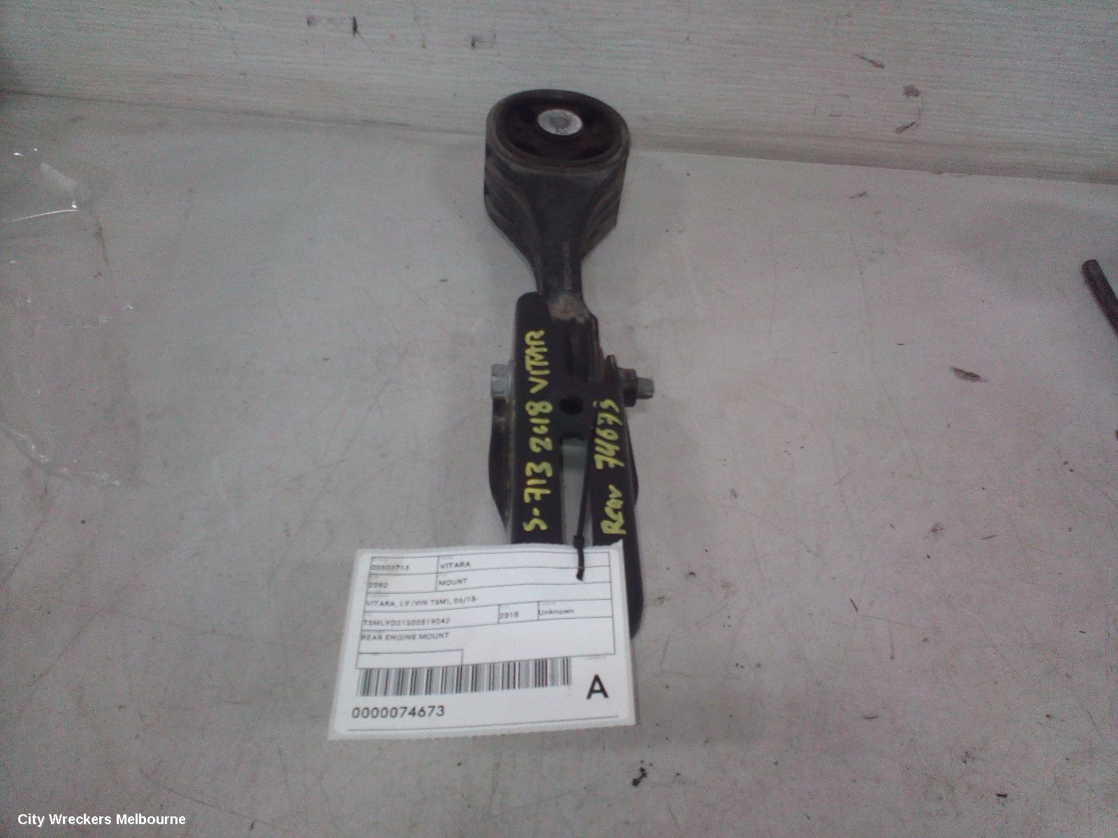 SUZUKI VITARA MOUNT, VITARA, LY (VIN TSM), 06/2015 ONWARDS