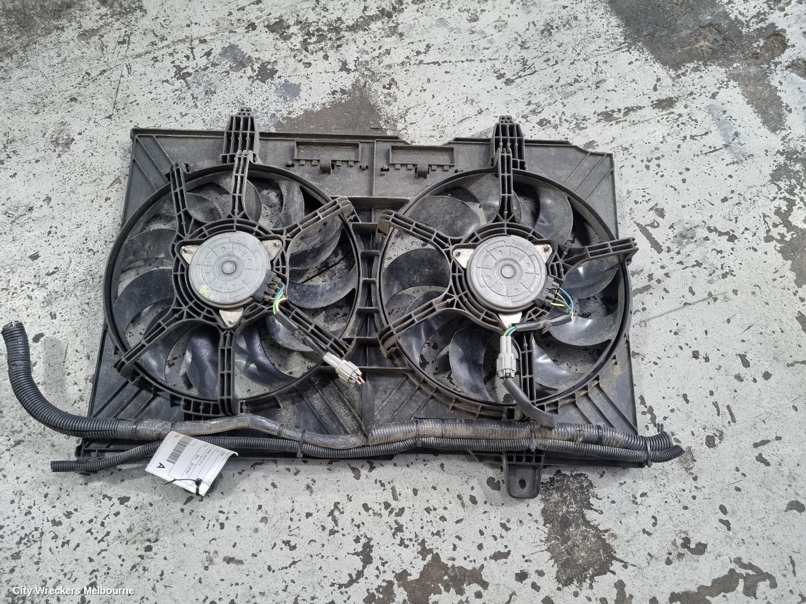 NISSAN XTRAIL FAN, DUAL FAN ASSY, T31, PETROL, 07/2010 - 12/2013