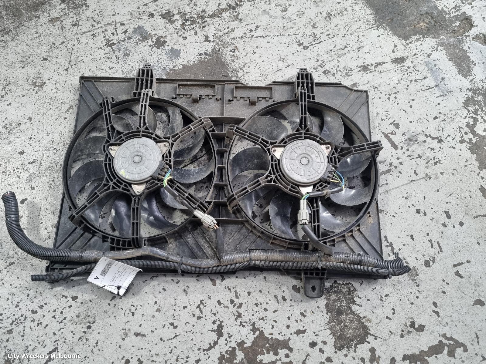 NISSAN XTRAIL FAN, DUAL FAN ASSY, T31, PETROL, 07/2010 - 12/2013
